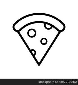 pizza icon vector minimalist design