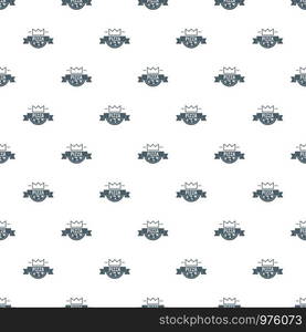 Pizza king pattern vector seamless repeat for any web design. Pizza king pattern vector seamless