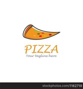 Pizza logo ilustration vector template
