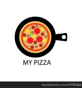 pizza logo vector