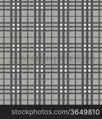 Plaid pattern from knitted texture