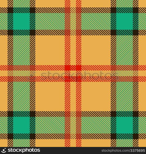 Plaid texture, vector pattern
