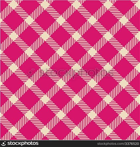 Plaid texture, vector pattern