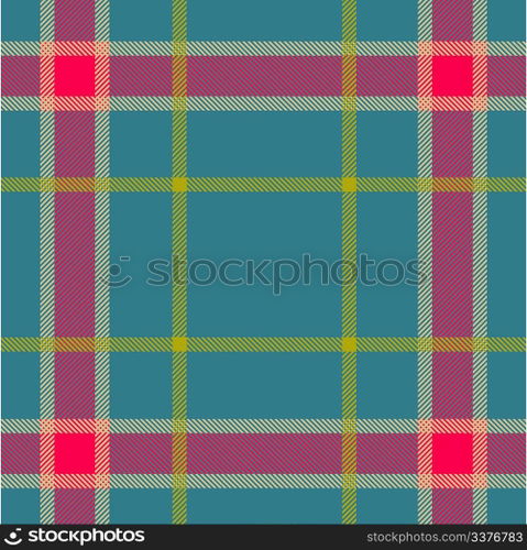 Plaid texture, vector pattern