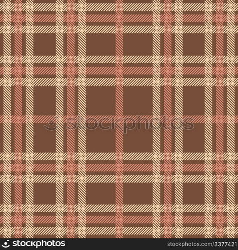 Plaid texture, vector pattern