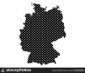 Plain map of Germany