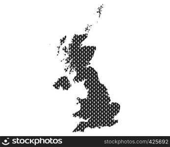 Plain map of the United Kingdom