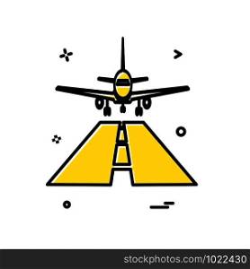 Plane icon design vector