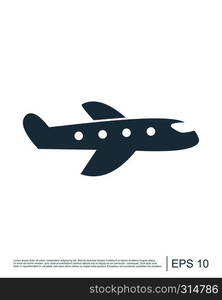 Plane icon illustration