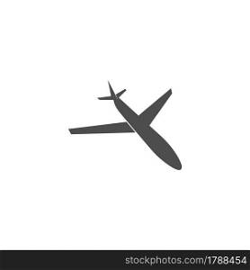 Plane icon logo design template vector illustration