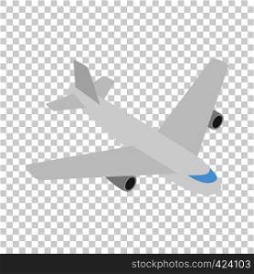 Plane isometric icon 3d on a transparent background vector illustration. Plane isometric icon