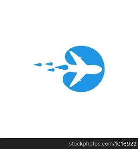 Plane logo vector template design