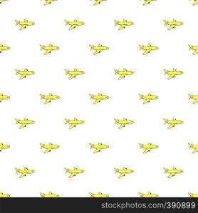 Plane pattern. Cartoon illustration of plane vector pattern for web. Plane pattern, cartoon style