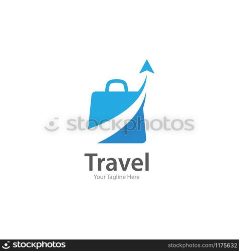 Plane Travel logo vector template