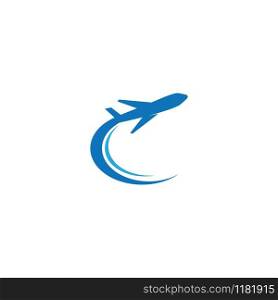 Plane Travel logo vector template