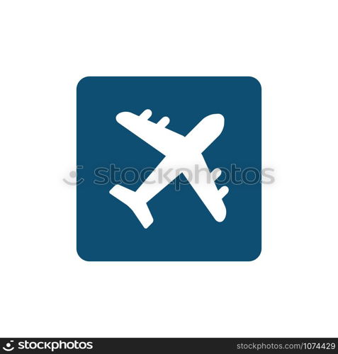 plane - traveling icon vector design template