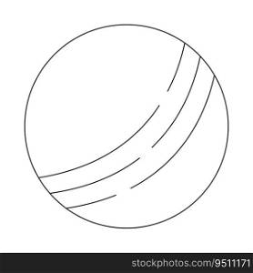 Planet flat monochrome isolated vector object. Celestial body. Cosmos. Editable black and white line art drawing. Simple outline spot illustration for web graphic design. Planet flat monochrome isolated vector object. Celestial body