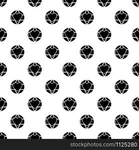 Planet heart pattern vector seamless repeating for any web design. Planet heart pattern vector seamless
