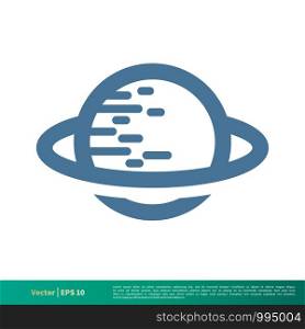 Planet Icon Vector Logo Template Illustration Design. Vector EPS 10.