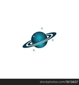 Planet vector icon design illustration ,logo and background.