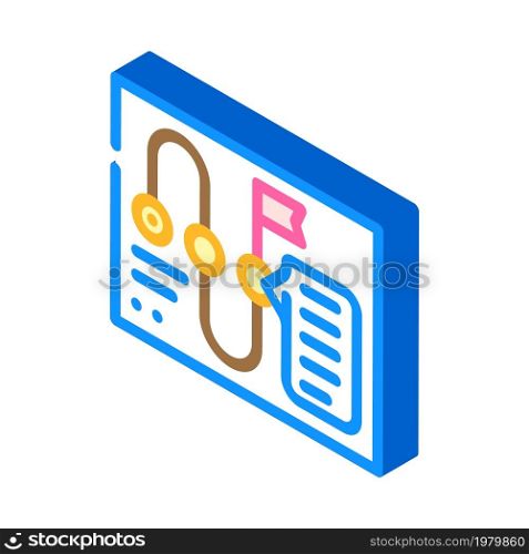 planning strategy business consultant isometric icon vector. planning strategy business consultant sign. isolated symbol illustration. planning strategy business consultant isometric icon vector illustration