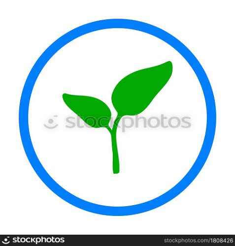 Plant and circle