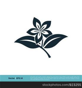 Plant and Flower Ornamental Icon Vector Logo Template Illustration Design. Vector EPS 10.