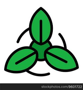 Plant care icon outline vector. Tree energy. Eco nature color flat. Plant care icon vector flat