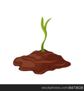 plant growth cartoon flower sprout seed life, seeding grow, bloom cycle vector illustration. plant growth cartoon vector illustration