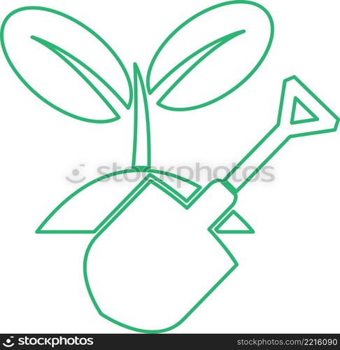 Plant icon sign symbol design