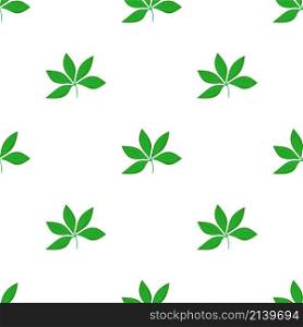 Plant leaf pattern seamless background texture repeat wallpaper geometric vector. Plant leaf pattern seamless vector