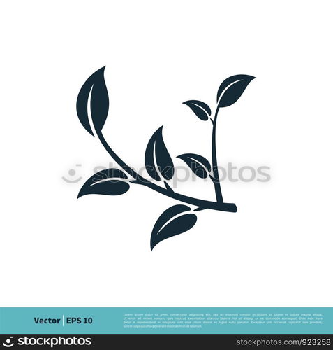 Plant Ornamental Icon Vector Logo Template Illustration Design. Vector EPS 10.