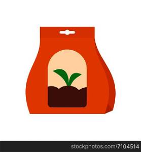 Plant seeds icon. Flat illustration of plant seeds vector icon for web design. Plant seeds icon, flat style