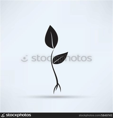 Plant sprout icon