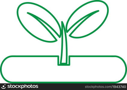 Plant tree icon concept sign design