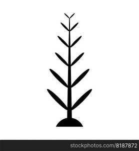 plant vector icon illustration simple design