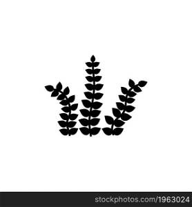Plant vector icon. Simple flat symbol on white background. Plant icon flat