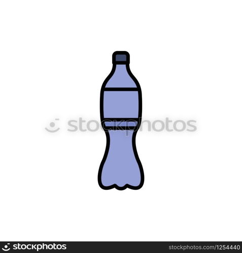 Plastic Bottle Icon vector design templates white on background