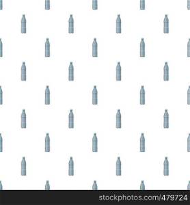Plastic bottle pattern seamless repeat in cartoon style vector illustration. Plastic bottle pattern