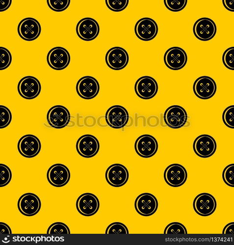 Plastic button pattern seamless vector repeat geometric yellow for any design. Plastic button pattern vector