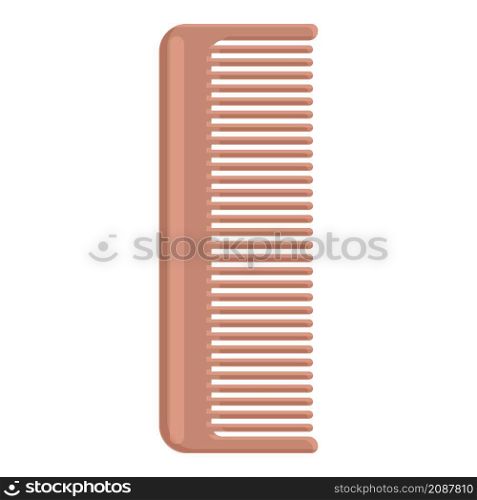 Plastic comb icon cartoon vector. Hair brush. Styling comb. Plastic comb icon cartoon vector. Hair brush