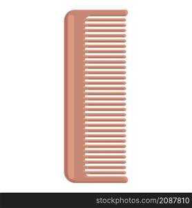 Plastic comb icon cartoon vector. Hair brush. Styling comb. Plastic comb icon cartoon vector. Hair brush