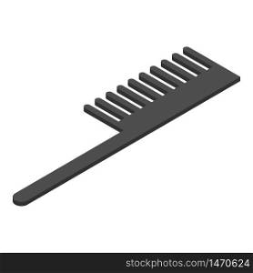 Plastic comb icon. Isometric of plastic comb vector icon for web design isolated on white background. Plastic comb icon, isometric style