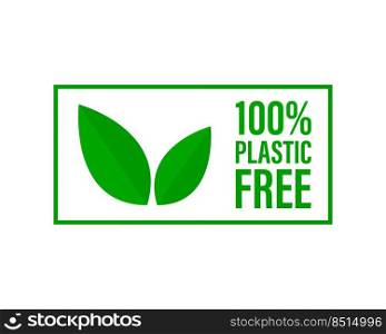 Plastic free green icon badge. Bpa plastic free chemical mark zero or 100 percent clean. Plastic free green icon badge. Bpa plastic free chemical mark zero or 100 percent clean.