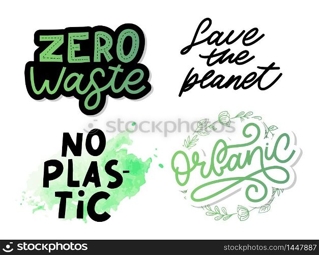 Plastic free product sign for labels, stickers. Plastic free product sign for labels, stickers no plastic lettering