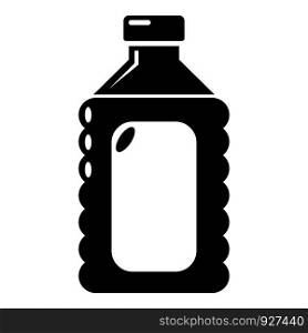 Plastic soap bottle icon . Simple illustration of plastic soap bottle vector icon for web design isolated on white background. Plastic soap bottle icon , simple style