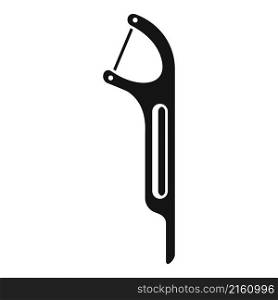 Plastic toothpick icon simple vector. Pick stick. Thin stick. Plastic toothpick icon simple vector. Pick stick