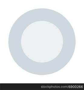 plate, icon on isolated background