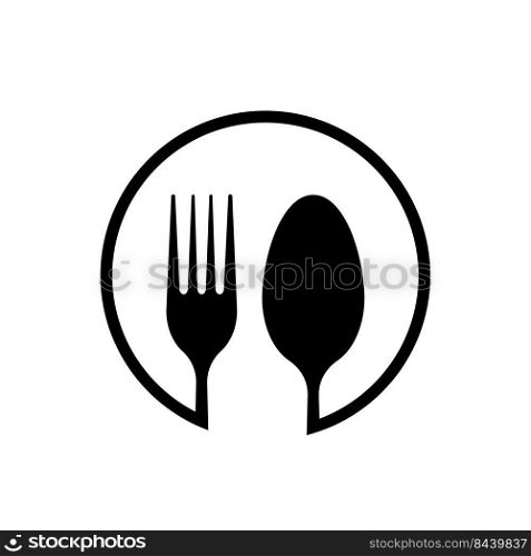plate logo stock illustration design
