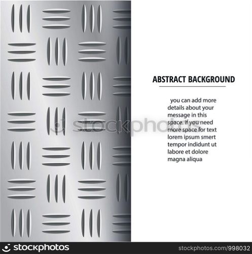 plate metal and space for write background vector illustration EPS 10